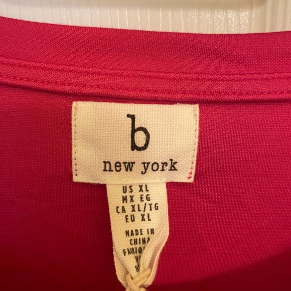 Barbie Pink - Side Runched T-shirt - b New York - Picture 5 of 6